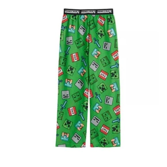 Boys 4-5 Minecraft Diamond Fight Sleep Pants - Picture 1 of 2